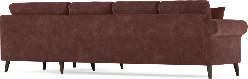 Eden - Hörnsoffa, 3+1-sits - Röd