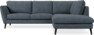 Madison Lux - 2-sits soffa med divan höger - Vit