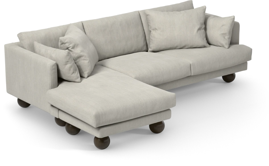 Harper - 4-sits med schäslong vänster - Beige
