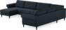 Bridge - Hörnsoffa, 3+2-sits med schäslong vänster - Blå
