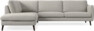 Madison - 3-sits soffa med divan vänster - Grå