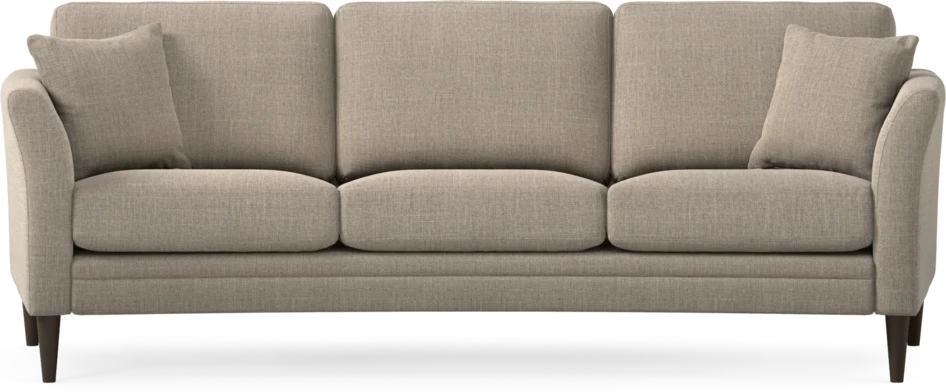 Eden - 3-sits soffa svängd - Beige