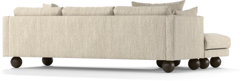 Harper - 4-sits med schäslong vänster - Beige