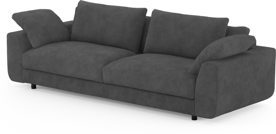 Amie - 4-sits soffa - Grå