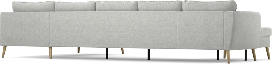 County - 4-sits soffa med schäslong vänster och divan höger - Grå
