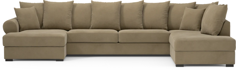Town - 3-sits soffa med divan höger och schäslong vänster - Beige