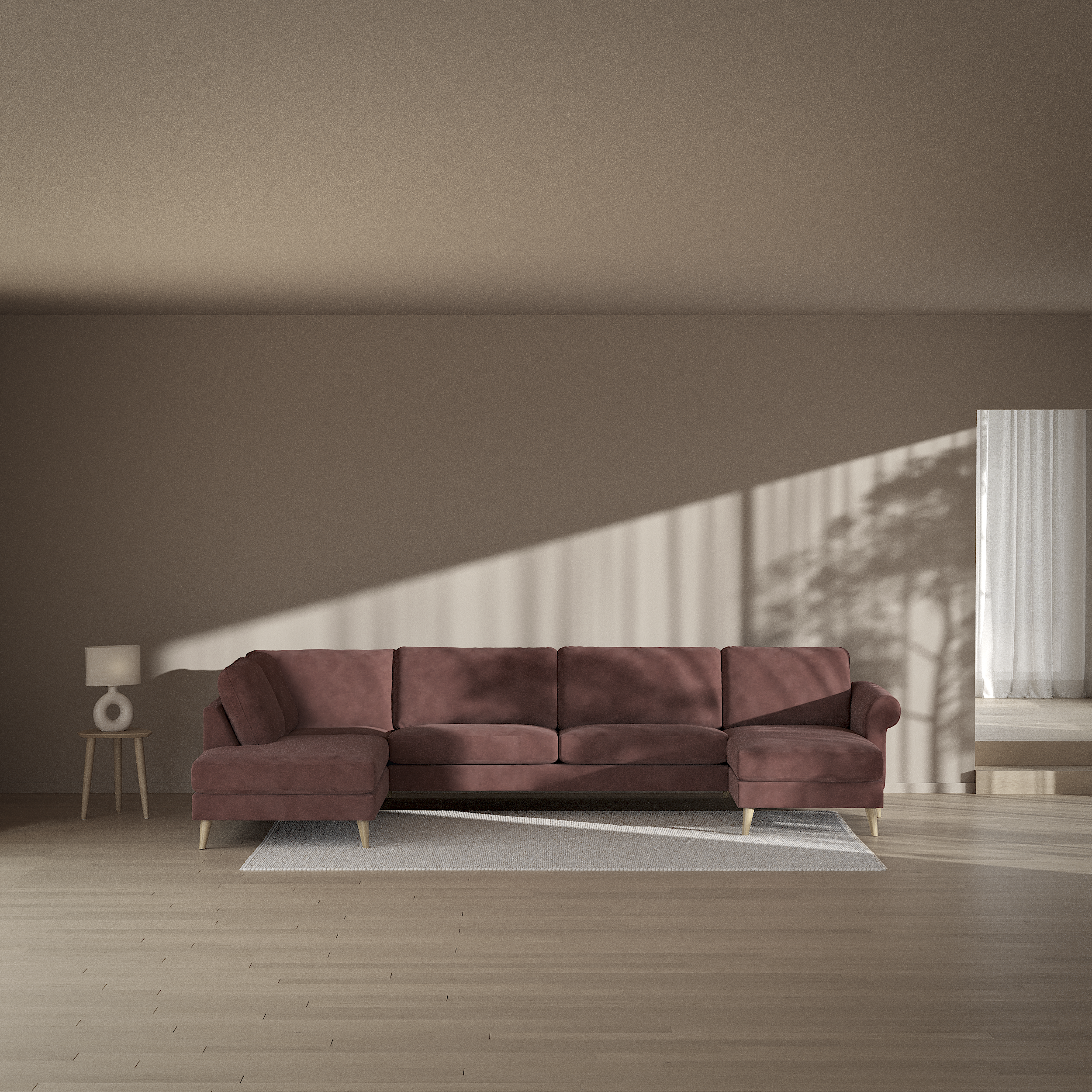 Bridge - 3-sits soffa med divan vänster och schäslong höger - inspiration