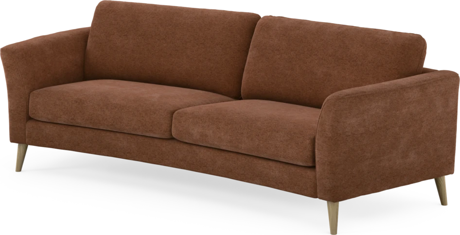 Bridge - 3-sits soffa svängd - Orange