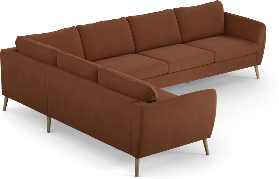 County - Hörnsoffa, 2+3-sits - Orange