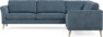 Bridge - Hörnsoffa, 3+2-sits - Blå