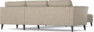 Bridge - Hörnsoffa, 2+3-sits med schäslong höger - Beige