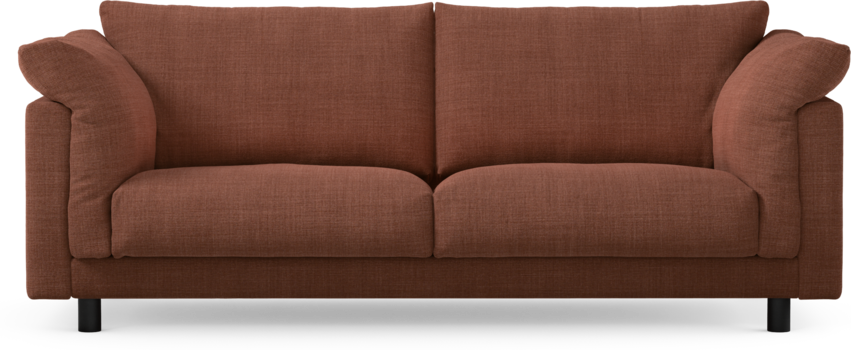 Cherrie - 2,5-sits soffa, fast klädsel - Orange