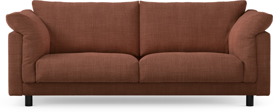 Cherrie - 2,5-sits soffa, fast klädsel - Orange