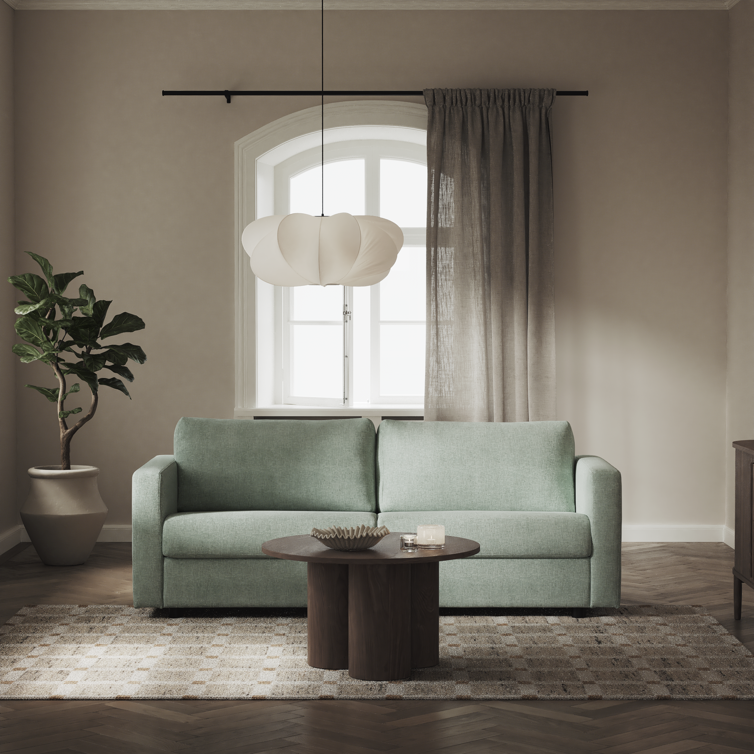 Lindö - Bäddsoffa 3-sits  - inspiration