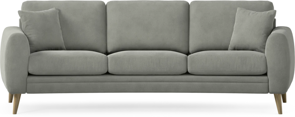 Eden - 3-sits soffa svängd - Grå