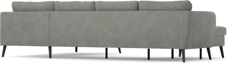 County - 3-sits soffa med schäslong vänster och divan höger - Grå