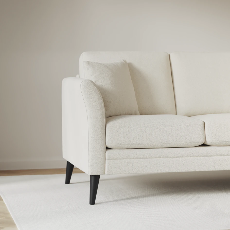 Eden - 2,5-sits soffa - Vit