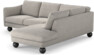 Madison - 2-sits soffa med divan höger - Grå