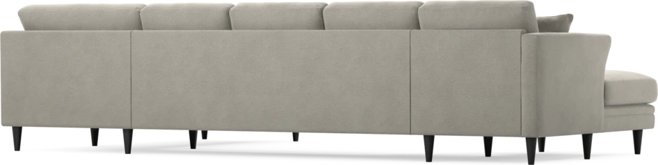 Eden - 3-sits soffa med schäslong vänster och divan höger - Grå