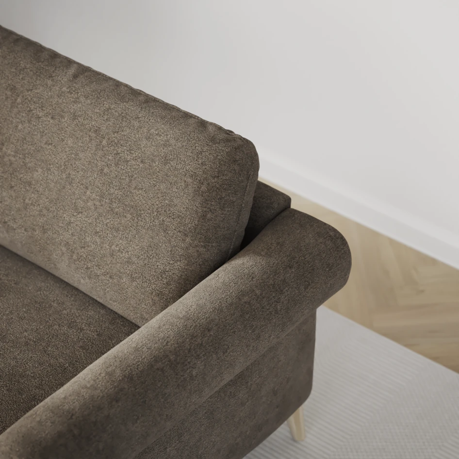 Bridge - 4-sits soffa - Brun