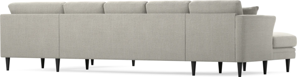 Eden - 3-sits soffa med schäslong vänster och divan höger - Grå