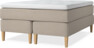 Delux Dream - Kontinentalsäng, dubbelsäng med bäddmadrass - Beige