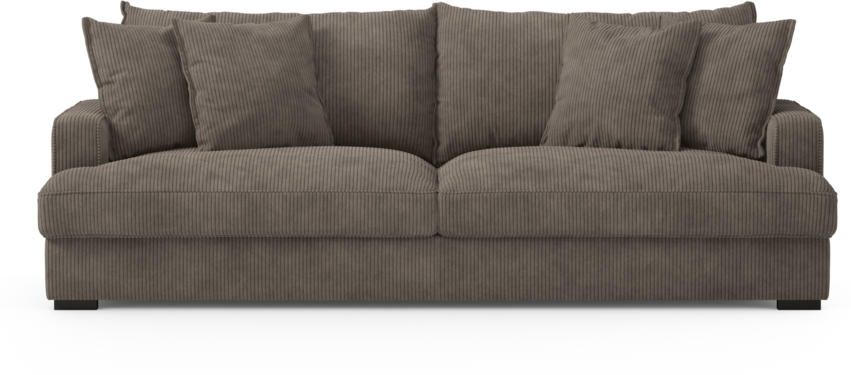 Mila - 4-sits soffa - Brun