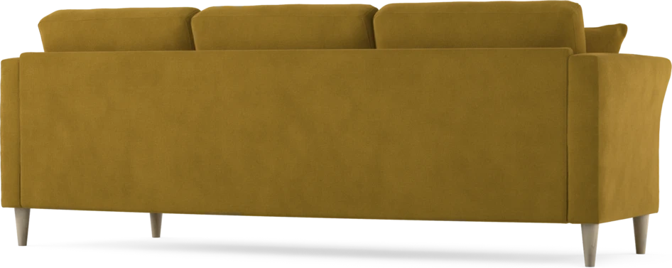 Eden - 3-sits soffa svängd - Gul