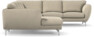 Madison Lux - Hörnsoffa med schäslong vänster - Beige
