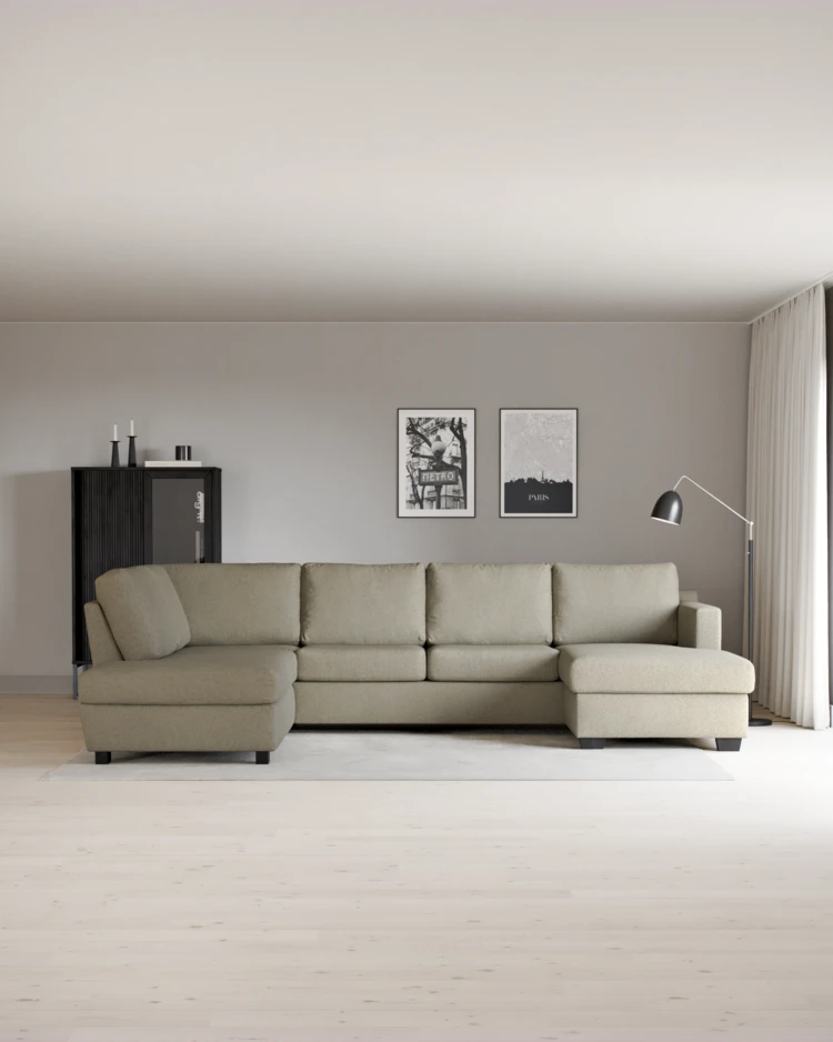 Friday - 3-sits soffa med divan vänster och schäslong höger - inspiration