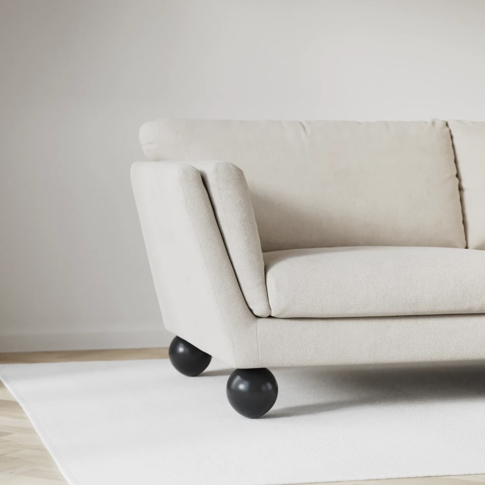 Madison - 2-sits soffa med divan vänster och schäslong höger - Beige