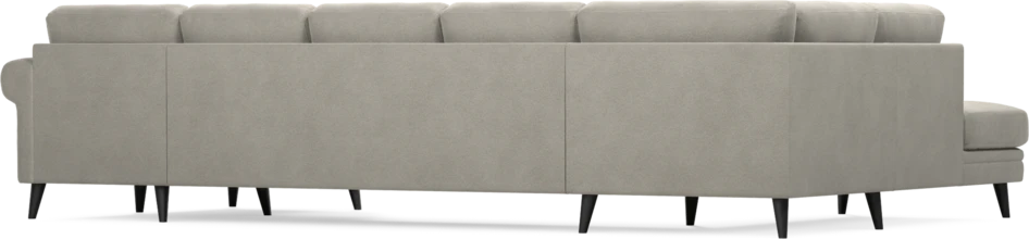 Eden - 3-sits soffa med divan vänster och schäslong höger - Grå