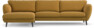 Madison Lux - 3-sits soffa med schäslong vänster - Gul