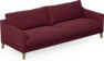 Winston - 4-sits soffa - Röd