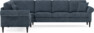 Eden - Hörnsoffa, 2+3-sits - Blå