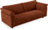 Cherrie - 3-sits soffa, hel dyna, fast klädsel - Orange