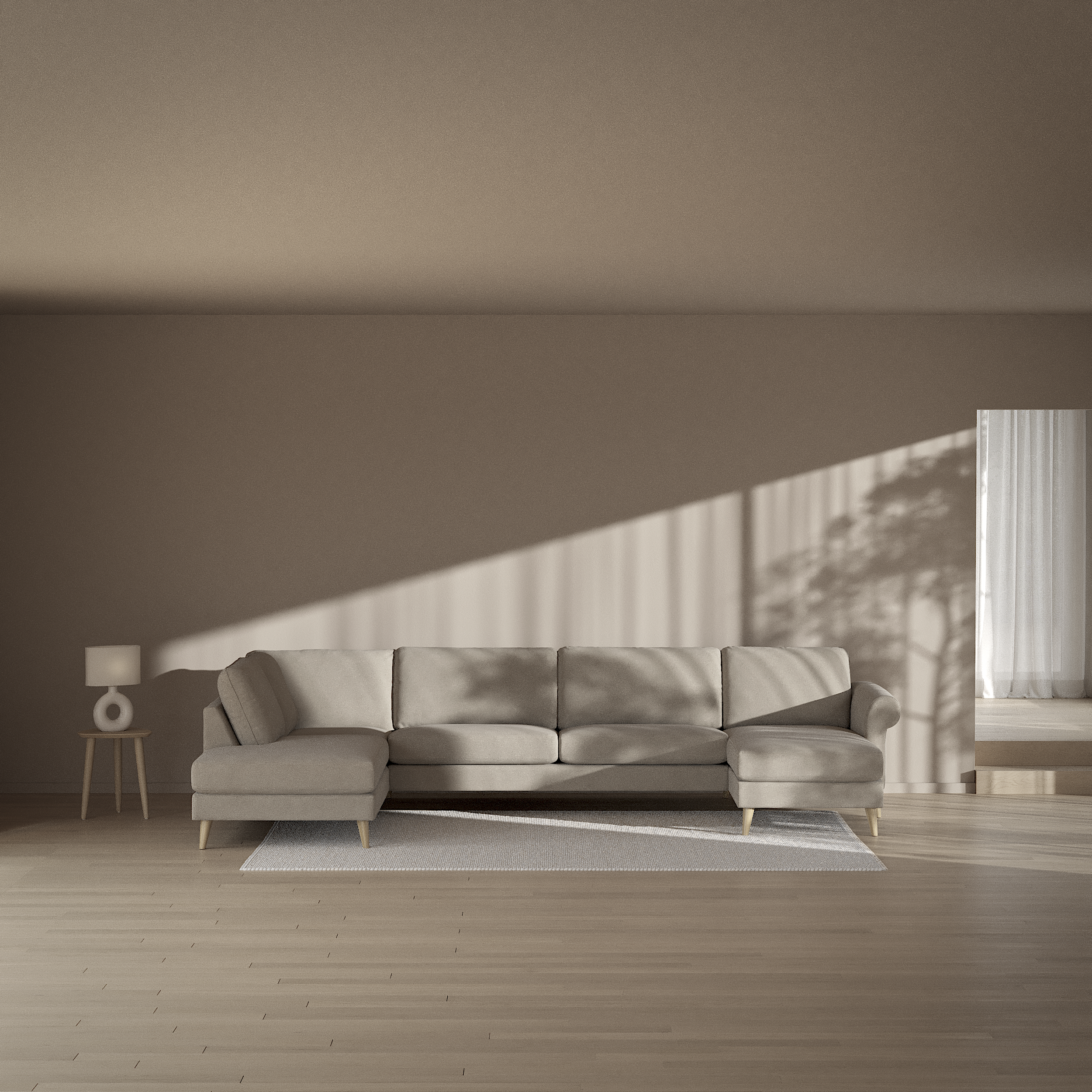 Bridge - 3-sits soffa med divan vänster och schäslong höger - inspiration