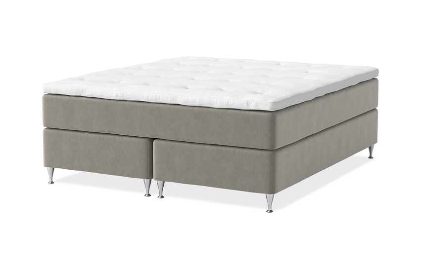 Dream Delux - Kontinentalsäng, dubbelsäng med bäddmadrass Sleep Delux vit - Beige