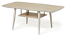 Louise - Soffbord, 70-120x70x48 cm - Beige