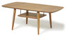 Louise - Soffbord, L 70-120 cm - Orange