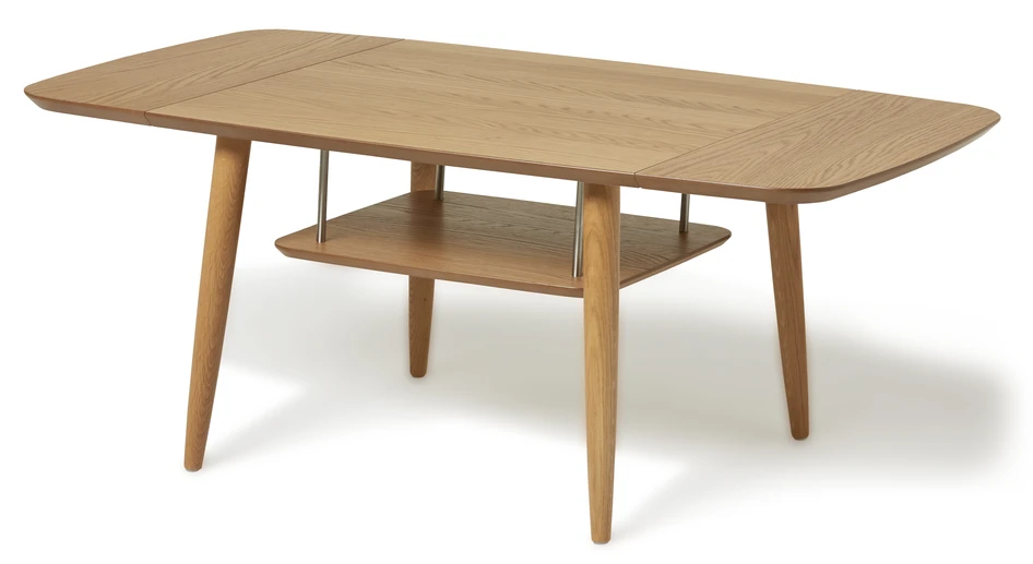 Louise - Soffbord, L 70-120 cm - Orange