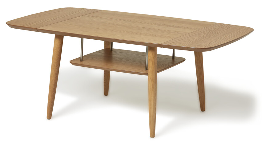 Louise - Soffbord, L 70-120 cm - Orange
