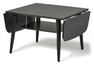 Louise - Soffbord, L 70-120 cm - Svart