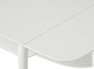 Louise - Soffbord, L 70-120 cm - Vit