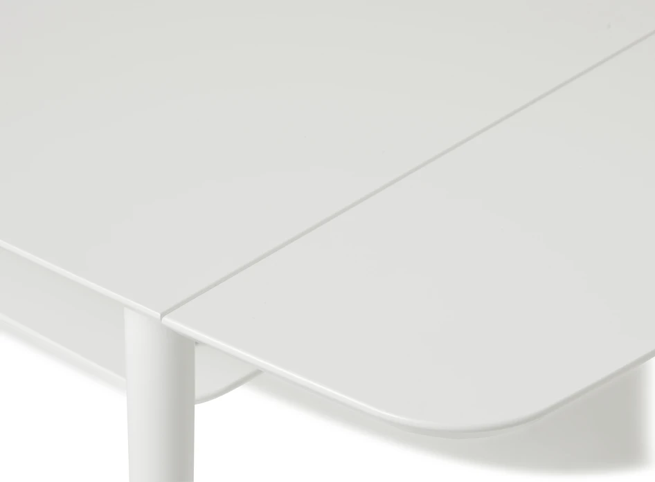 Louise - Soffbord, L 70-120 cm - Vit
