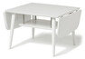 Louise - Soffbord, L 70-120 cm - Vit