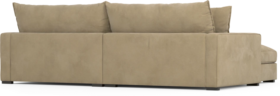 Rossi - 2-sits soffa med schäslong XL vänster - Beige