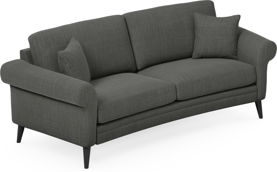 Eden - 2,5-sits soffa svängd - Grå