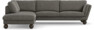 Madison - 3-sits soffa med divan vänster - Grå