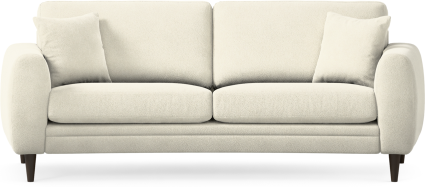 Eden - 2,5-sits soffa svängd - Vit